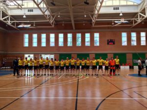 groepsfoto floorball